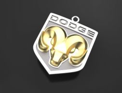 DODGE-брелок 3D модель