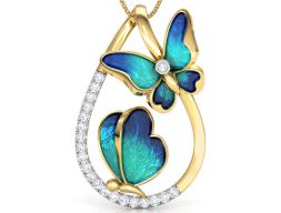Подвеска Duo Butterfly 3D модель