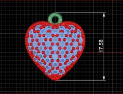 Подвеска Сердце 3D модель