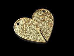 Кулон сердце 3D модель