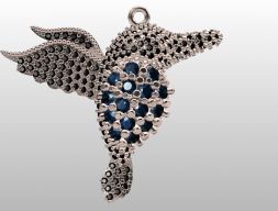 Подвеска Hummingbird Diamonds 3D модель
