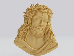 Изображение лица Иисуса на 3D-принтере
