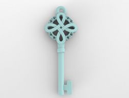 ключ с камнями 3D модель