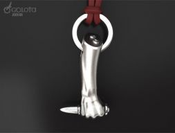 Кулак-нож оригинальная подвеска 3D модель