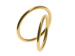 Простое помолвочное кольцо 29 65 РАЗМЕРОВ 3D модель