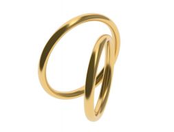 Простое помолвочное кольцо 30 65 РАЗМЕРОВ 3D модель