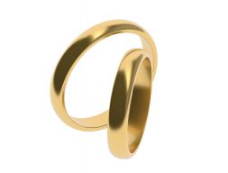 Простое помолвочное кольцо 34 65 РАЗМЕРОВ 3D модель