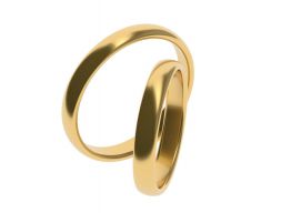 Простое помолвочное кольцо 36 65 РАЗМЕРОВ 3D модель