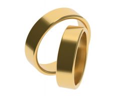 Простое помолвочное кольцо 38 65 РАЗМЕРОВ 3D модель