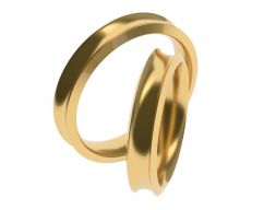 Простое помолвочное кольцо 48 65 РАЗМЕРОВ 3D модель