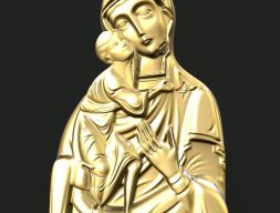 Подвеска Мария и Иисус 3D модель