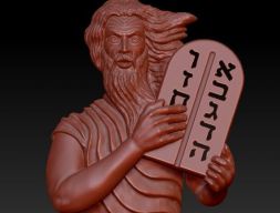 Моисей stl cad cam 3D модель