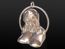 Кулон Матери Марии 3D модель