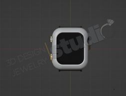 Apple iWatch series 6 40мм крышка 3D модель