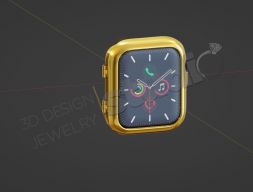 Apple iWatch series 6 44мм крышка 3D модель