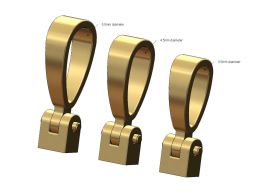 Небольшой простой соединитель для цепей 3 4 5 мм Модель для 3D-печати
