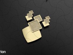 Подвеска и серьги 3D модель