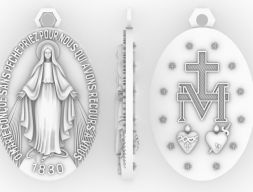 Подвеска Bunda maria 3D модель