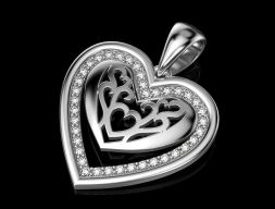 Кулон Сердце 3 3D модель