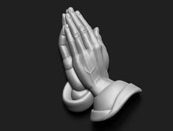 Молящиеся руки 3D модель