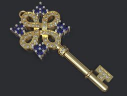 Подвеска Tiffany KEY 3D модель