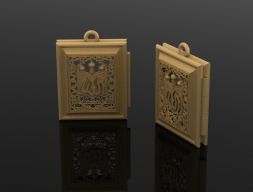 Кулон Коран 3D модель