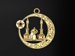 Подвесная мечеть 146 3D модель