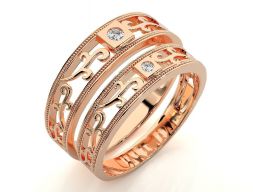 Ленточное кольцо - 1541 3D модель