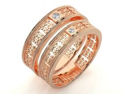 Ленточное кольцо - 2567 3D модель