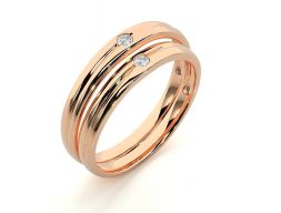 Ленточное кольцо - 4460 3D модель