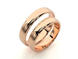 Ленточное кольцо - 5339 Модель для 3D печати