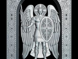 51 RELIGION ICON 3D STL Модель Михаила Архангела для фрезерного станка с ЧПУ 3D модель