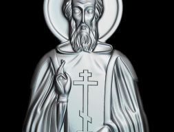 54 РЕЛИГИЯ ИКОНА Преподобный Сергий Радонежский 3D модель