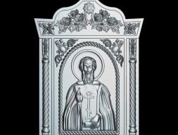 63 РЕЛИГИЯ ИКОНА Преподобный Сергий Радонежский 3D модель