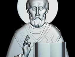 68 РЕЛИГИЯ ИКОНА Святой Николай 3D модель