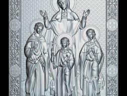 69 мучениц Веры Надежды и Любови и матери их Софии 3D модель