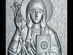 70 Икона Святой равноапостольной Нины 3D модель