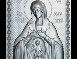 84 Помощница Богородицы в родах 3D модель