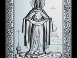 93 Икона Божией Матери Покрова Богородицы 3D модель