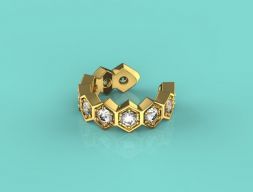 Ear Cuff Earrings 3D модель 3D модель