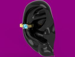Серьги-каффы 3D модель 3D модель