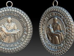 Подвеска Pieta 3D модель
