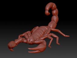 Скорпион 3D модель