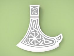 Топор Перуна 3D модель