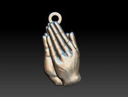 Молящиеся руки Маоса Резандо 3D модель