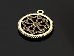 Подвеска Оберег 3D модель