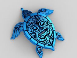 Подвеска Черепаха 3D модель
