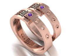 набор колец 32 collection1 3D модель