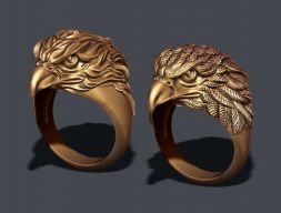 Пакет колец Eagle 3D модель
