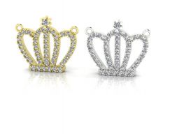 Подвеска с короной 3D модель